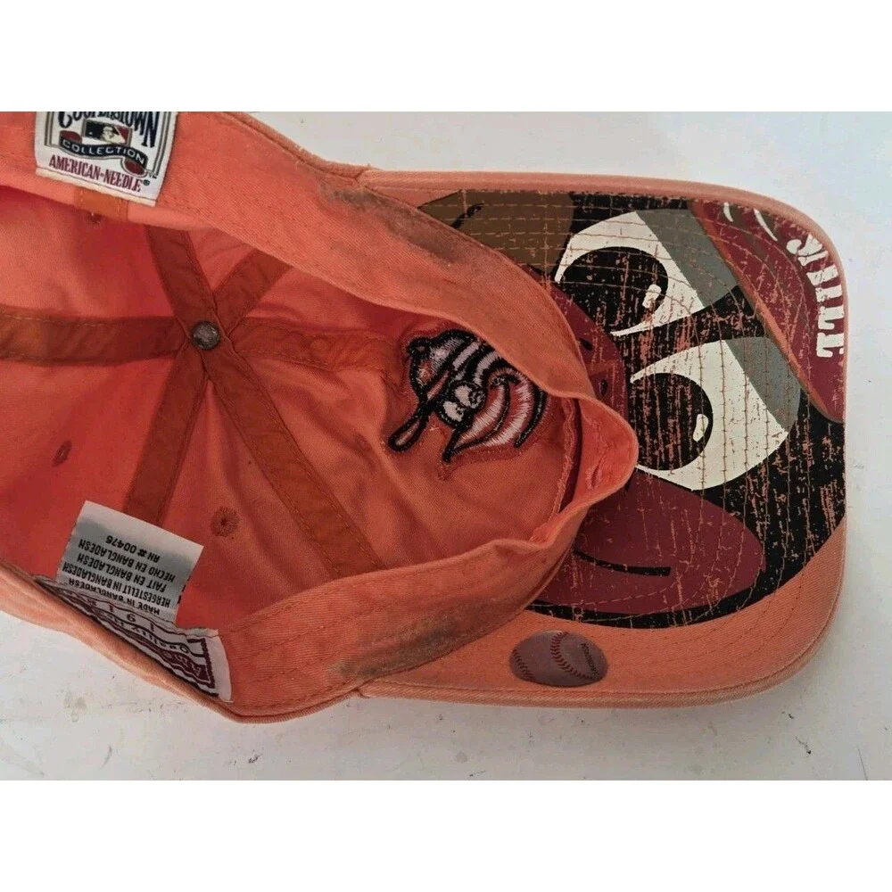 Baltimore Orioles‎ Hat MLB Cooperstown Brim Logo American Needle Strapback Dad